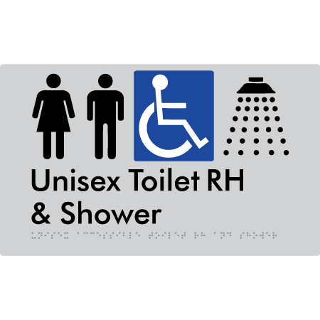Unisex Accessible Toilet RH & Shower
