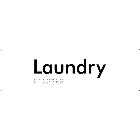 Laundry - Braille Tactile Signs Aust.