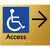 Accessible Entry w/ Large Arrow: