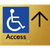 Accessible Entry w/ Large Arrow: