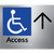 Accessible Entry w/ Large Arrow: