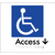 Accessible Entry w/ Small Arrow