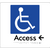 Accessible Entry w/ Small Arrow