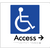 Accessible Entry w/ Small Arrow