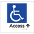 Accessible Entry w/ Small Arrow