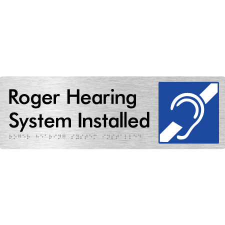 Roger Hearing System Installed - Braille Tactile Signs Aust.
