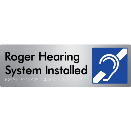 Roger Hearing System Installed - Braille Tactile Signs Aust.