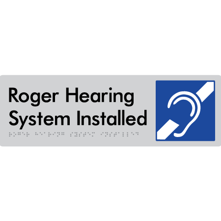 Roger Hearing System Installed - Braille Tactile Signs Aust.