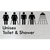 Unisex Toilet & Shower with Ambulant Facilities with Air Lock
