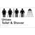 Unisex Toilet & Shower with Ambulant Facilities with Air Lock
