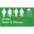 Unisex Toilet & Shower with Ambulant Facilities with Air Lock