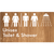 Unisex Toilet & Shower with Ambulant Facilities with Air Lock