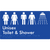 Unisex Toilet and Shower with Ambulant Facilities