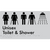 Unisex Toilet and Shower with Ambulant Facilities