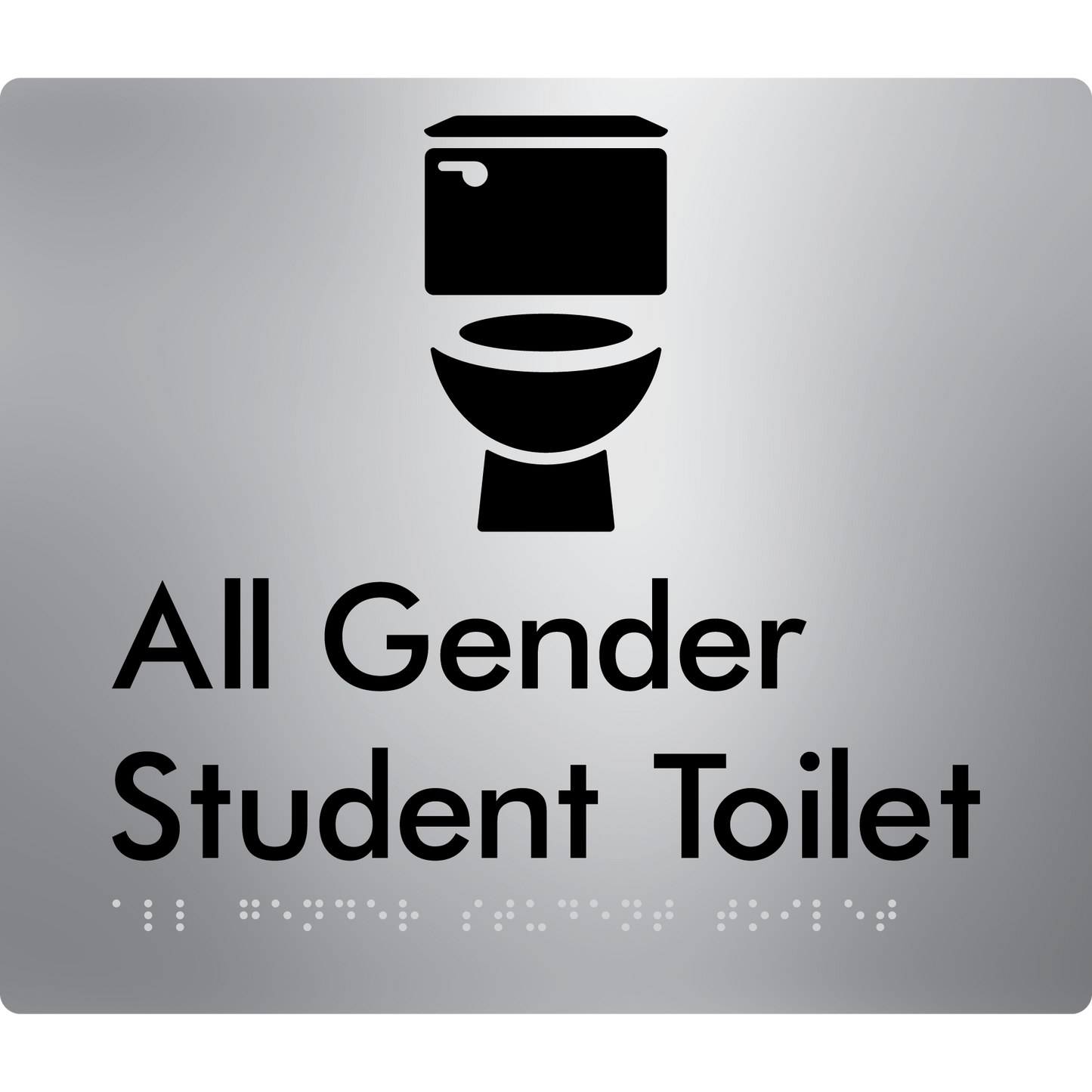 All Gender Student Toilet (Copy for EDM) - Braille Tactile Signs Aust.