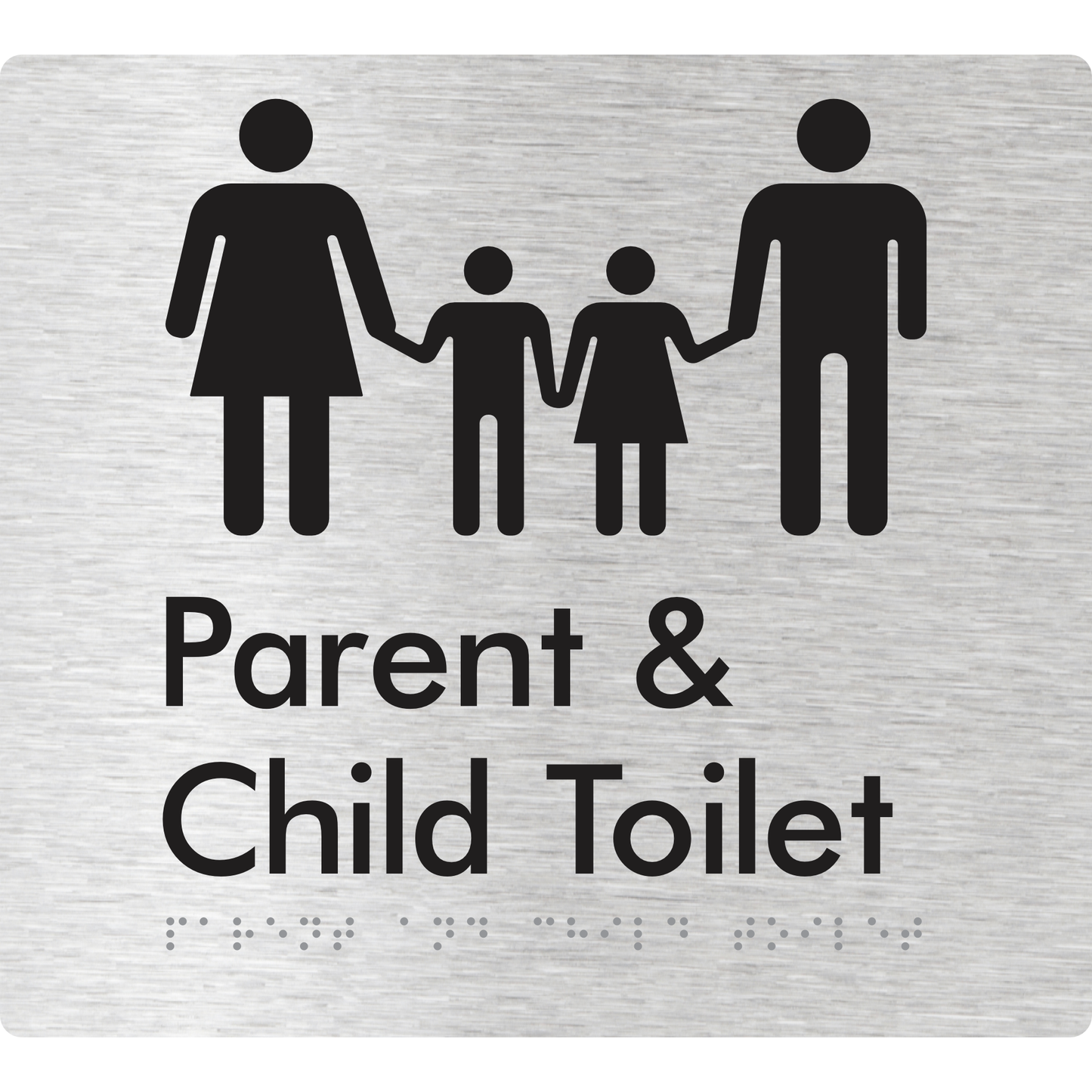 Parent & Child Toilet - Braille Tactile Signs Aust.
