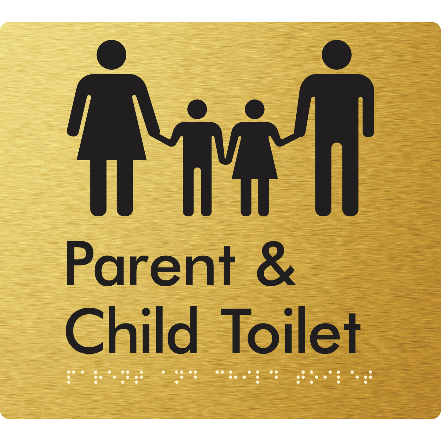 Parent & Child Toilet - Braille Tactile Signs Aust.