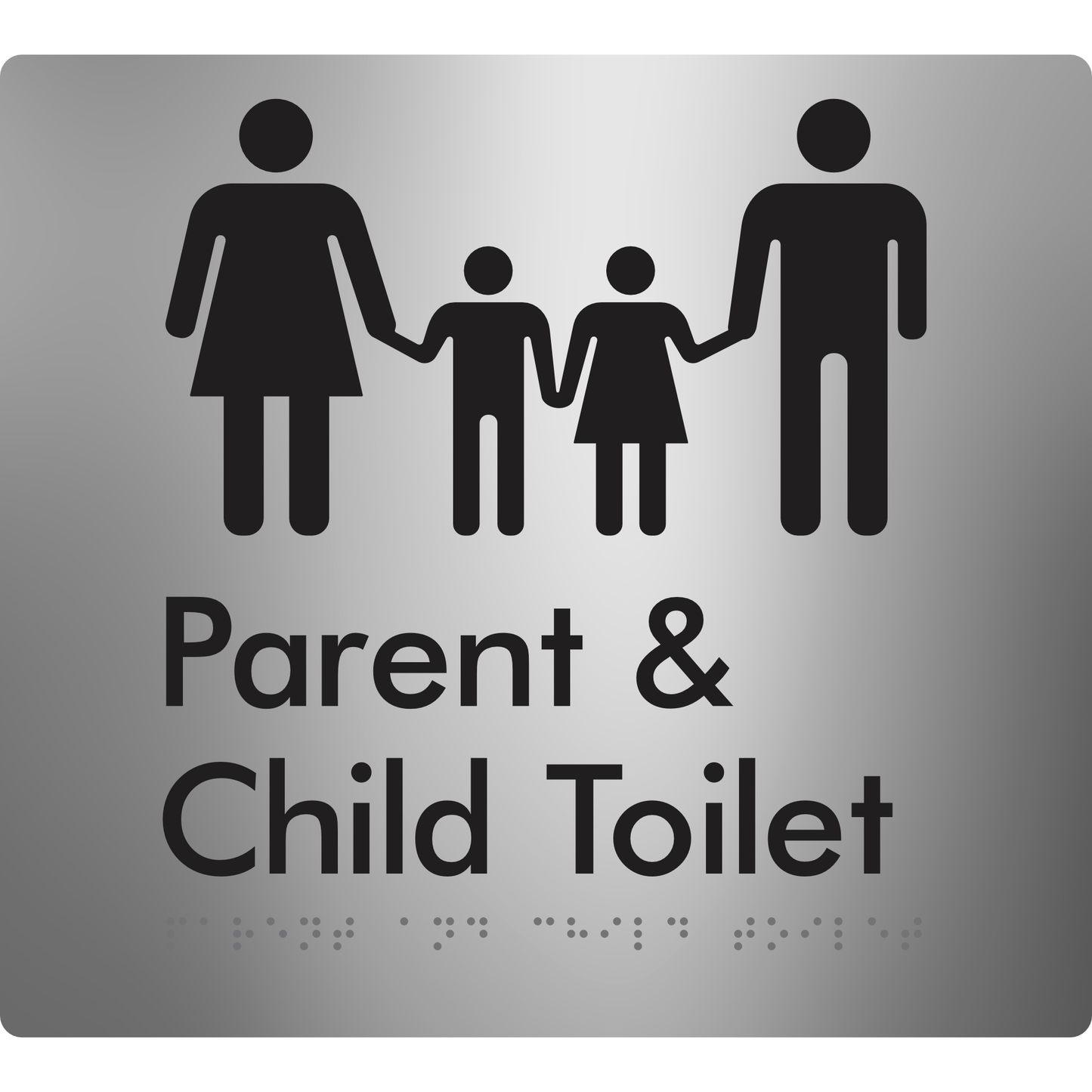 Parent & Child Toilet - Braille Tactile Signs Aust.