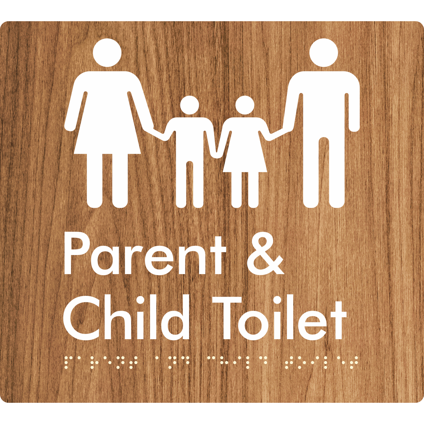 Parent & Child Toilet - Braille Tactile Signs Aust.