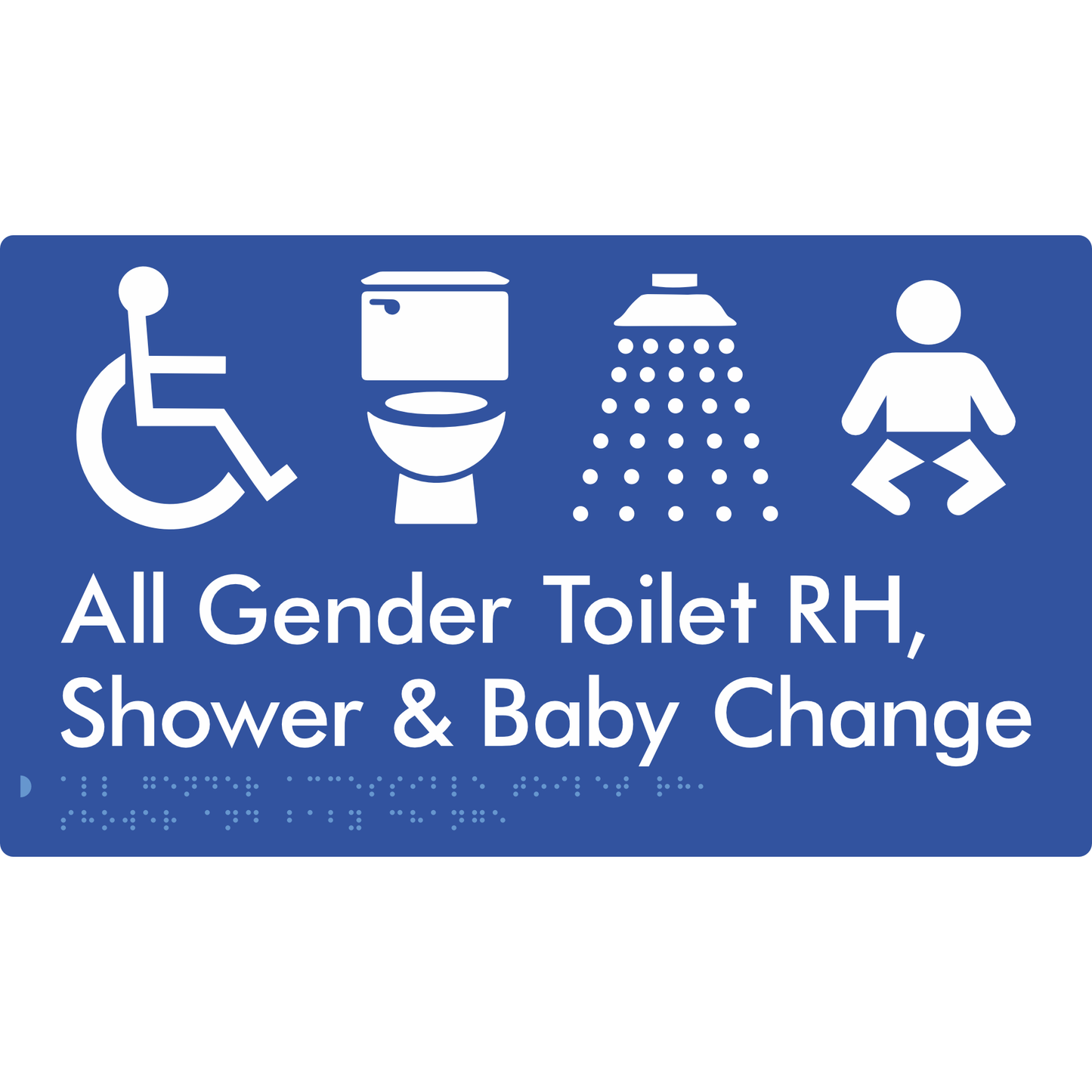 All Gender Accessible Toilet RH / Shower / Baby Change