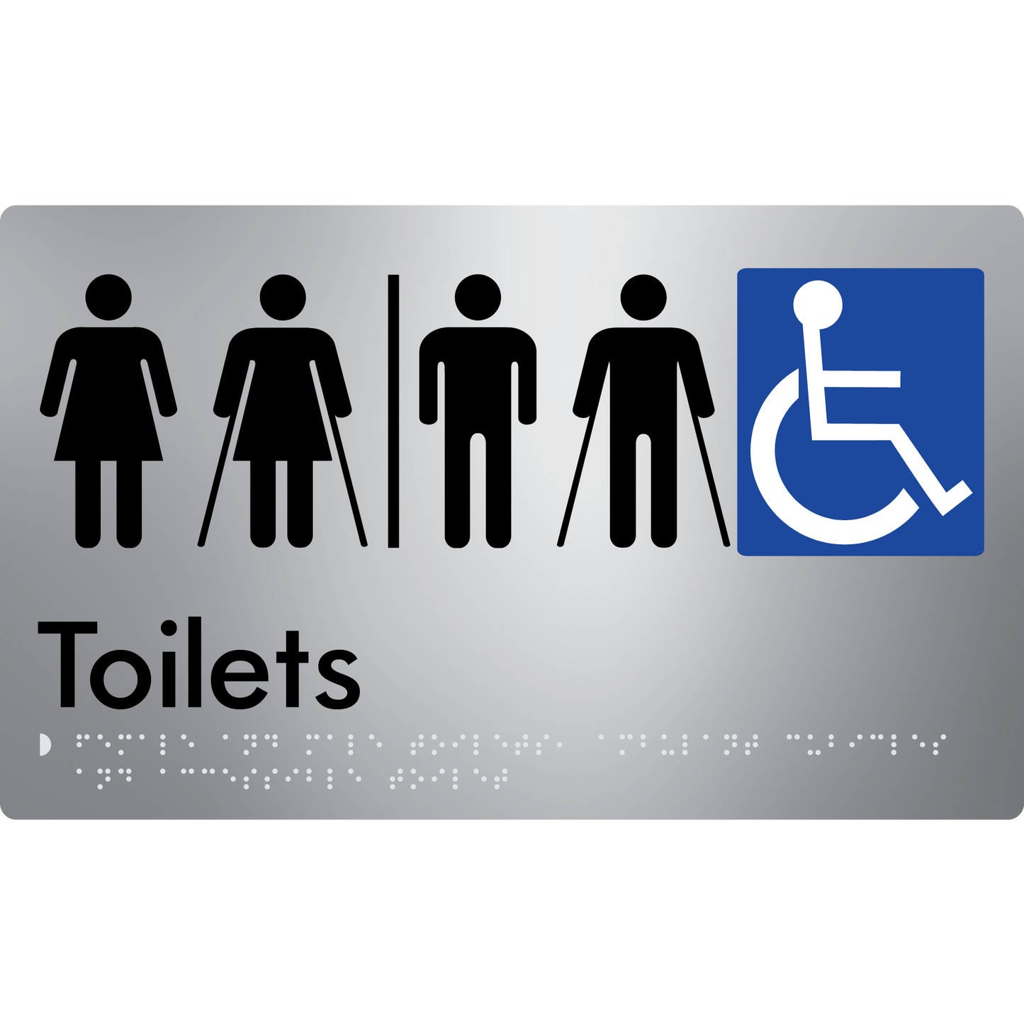 Female & Male Toilets with Ambulant Cubicles and Accessible Toilet with Airlock