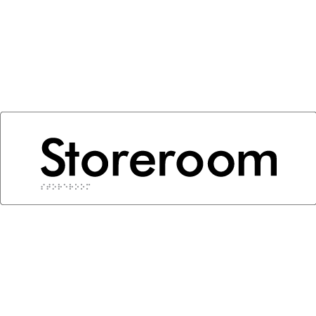 Storeroom - Braille Tactile Signs Aust.