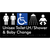Unisex Accessible Toilet LH / Shower / Baby Change