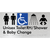 Unisex Accessible Toilet RH / Shower / Baby Change
