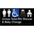 Unisex Accessible Toilet RH / Shower / Baby Change