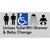 Unisex Accessible Toilet RH / Shower / Baby Change