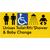 Unisex Accessible Toilet RH / Shower / Baby Change