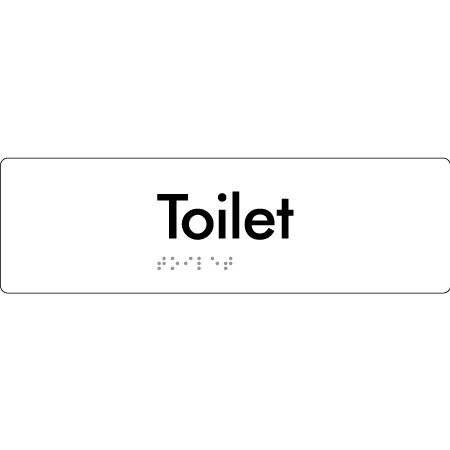Toilet - Braille Tactile Signs Aust.
