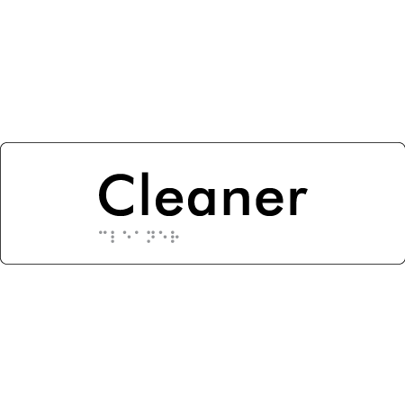 Cleaner - Braille Tactile Signs Aust.