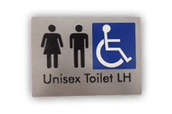 Linished Stainless Steel or Aluminium Look