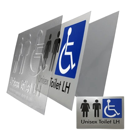 ADA Braille Tactile Signs features