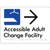 Accessible Adult Change Facility with Large Arrow