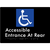 Accessible Entrance at Rear