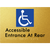 Accessible Entrance at Rear