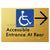 Accessible Entrance at Rear w/ Large Arrow