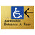 Accessible Entrance at Rear w/ Large Arrow