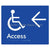 Accessible Entry w/ Large Arrow: