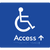 Accessible Entry w/ Small Arrow
