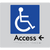 Accessible Entry w/ Small Arrow