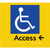Accessible Entry w/ Small Arrow