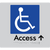 Accessible Entry w/ Small Arrow