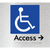 Accessible Entry w/ Small Arrow
