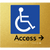 Accessible Entry w/ Small Arrow