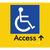 Accessible Entry w/ Small Arrow