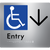 Accessible Entry with Large Arrow