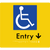 Accessible Entry with Small Arrow
